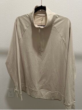 lululemon athletica Men's Half-Zip Pullover - Cream